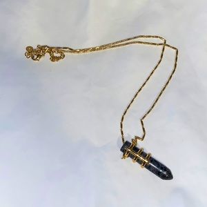 Stella Dot stone pendant necklace